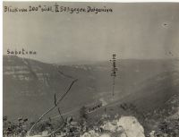 Monte Santo - Blick Stellung 200 südl 503 gegen Dolganiva